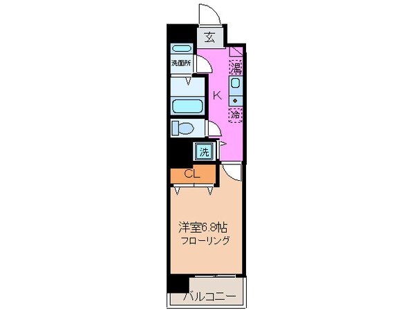 グランドタワ－三宮の物件間取画像